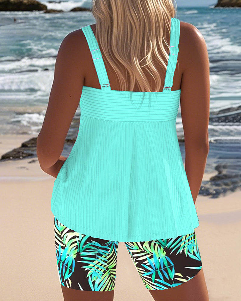 Laluna | Colourful Tankini Set