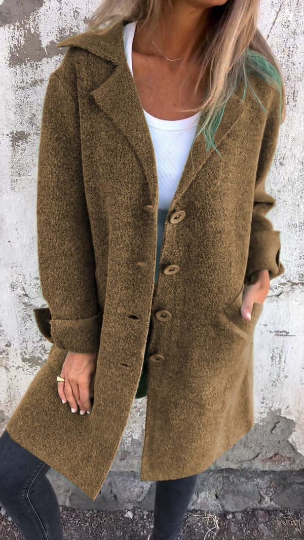 Odette | Textured Notch-Lapel Blazer