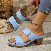 Irasema | Double-Strap Block-Heel Sandals