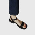 KAIA | LEATHER ANTI-SLIP DRESS