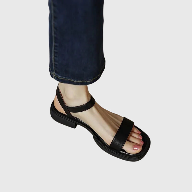 KAIA | LEATHER ANTI-SLIP DRESS