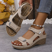 Terrilyn | Adjustable-Strap Wedge Sandals