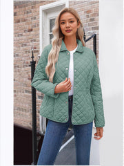 Erlinda | Point-Collar Quilted Jacket