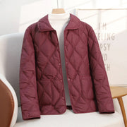 Lesa | Diamond-Quilted Zip Jacket