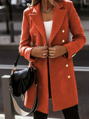 Tomasa | Double-Breasted Long Coat