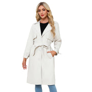 Abrianna | Belted Lapel Coat