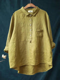 ELVIE | LONG-SLEEVE LIGHTWEIGHT BLOUSE