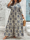 MOLLY | PRINTED MAXI DRESS