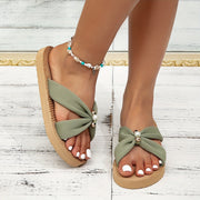 Nastassia | Twist-Strap Flat Sandals