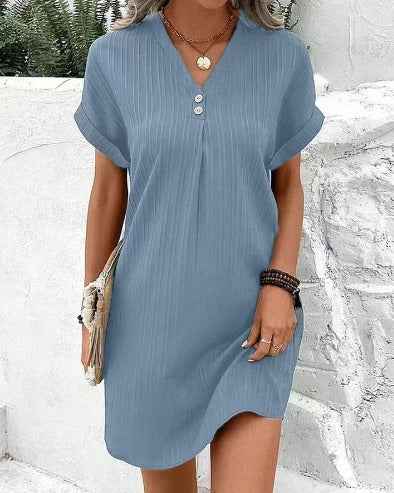 Carina | Spring Dress With V-Neck