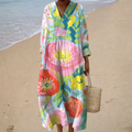 PRINTED FLOWING DRESS