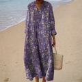 PRINTED FLOWING DRESS