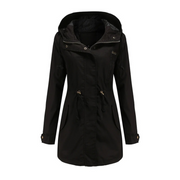 Muireann | Lightweight Hooded Windbreaker Jacket in Green