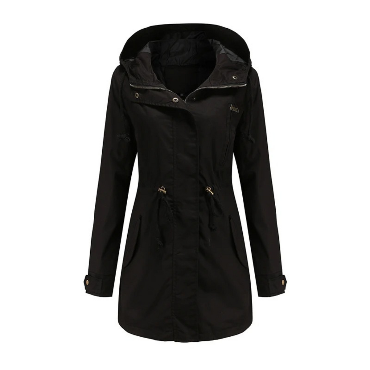 Muireann | Lightweight Hooded Windbreaker Jacket in Green