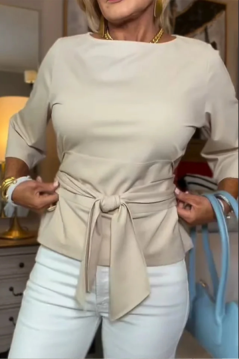 Marcene | Tie-Waist Blouse