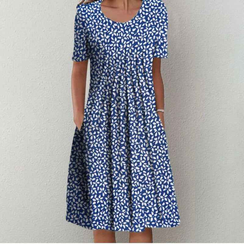 Hailey | Elegant And Casual Flower Dress With Pockets