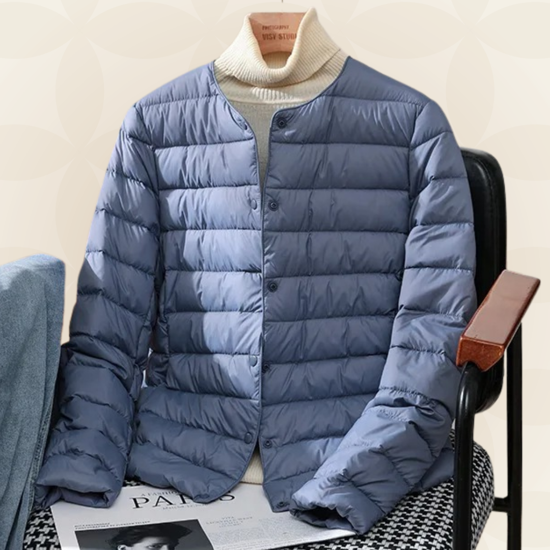Madalynn | Collarless Quilted Jacket
