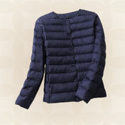 Madalynn | Collarless Quilted Jacket