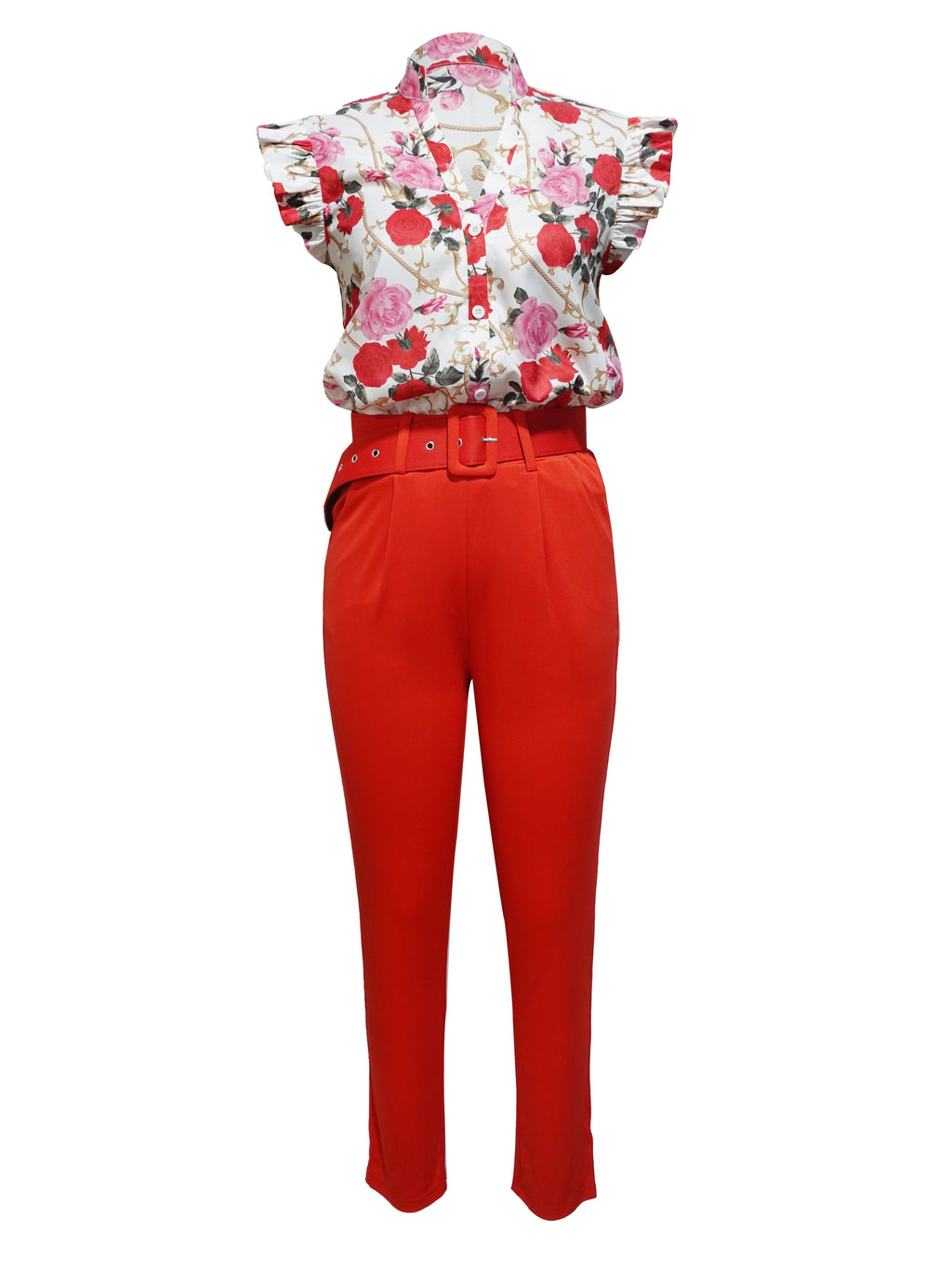 FLORABEL | FLORAL HIGH-WAISTED CO-ORD SET