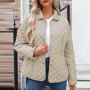 Erlinda | Point-Collar Quilted Jacket
