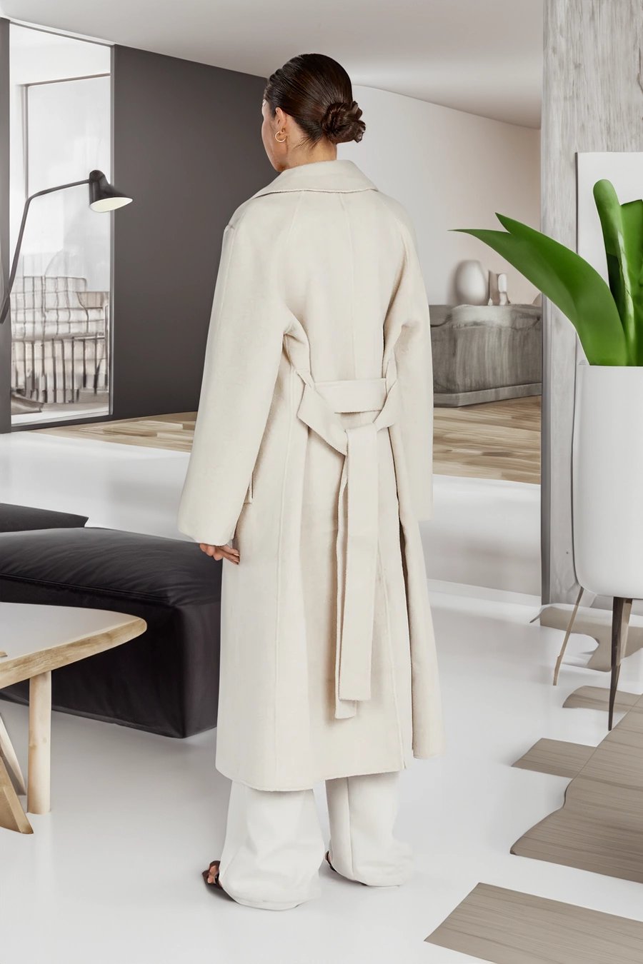 Kassie | Long Open-Front Coat
