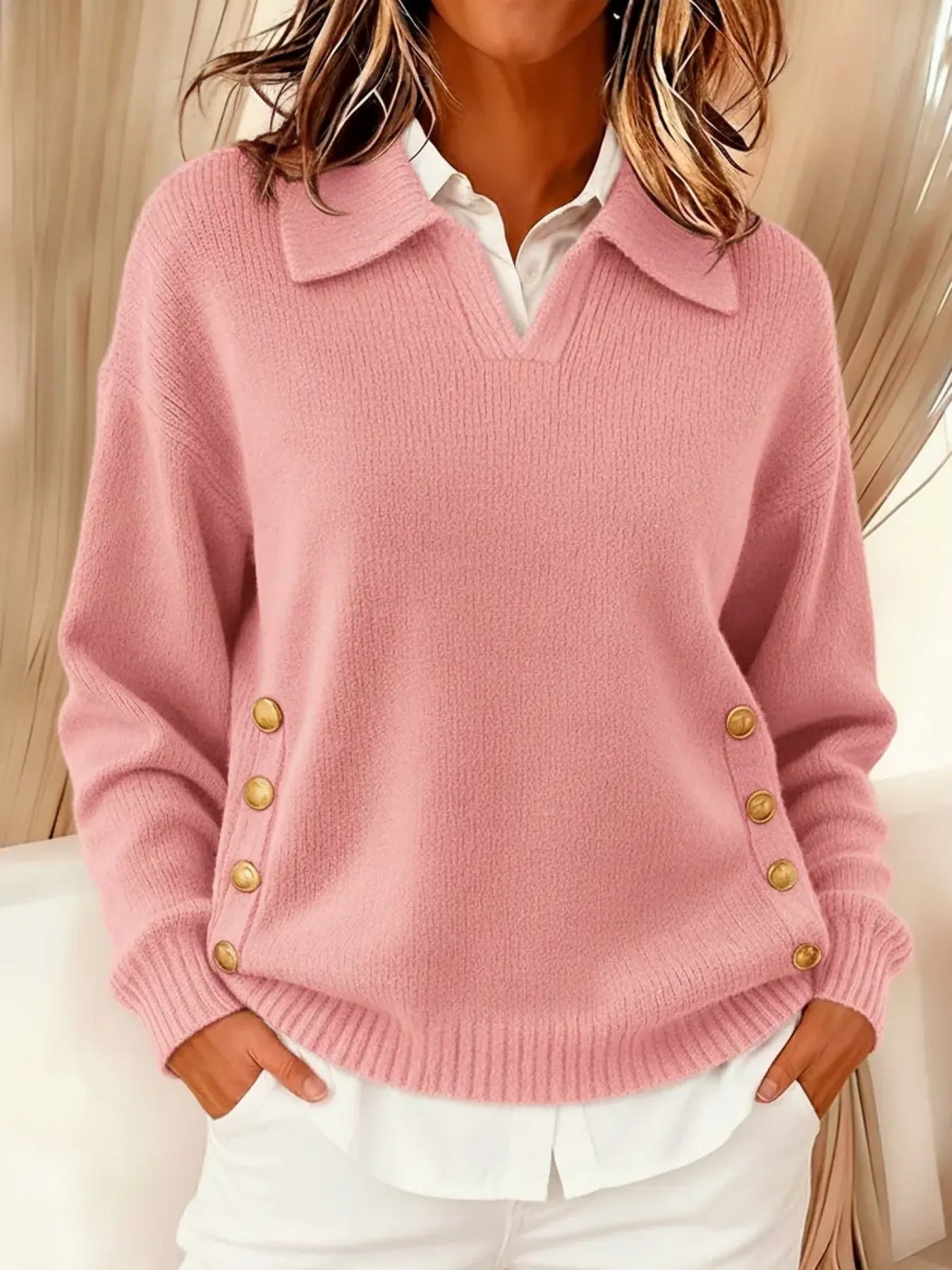 LORAYNE | COLLARED JUMPER