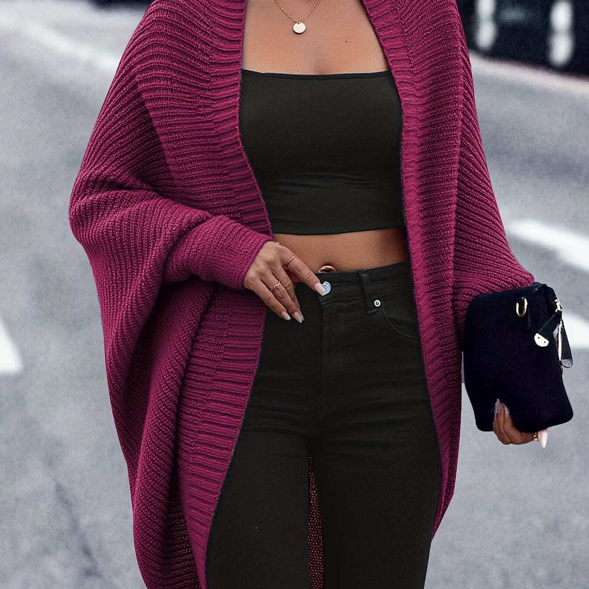 Phylicia | Ribbed Shawl-Collar Cardigan