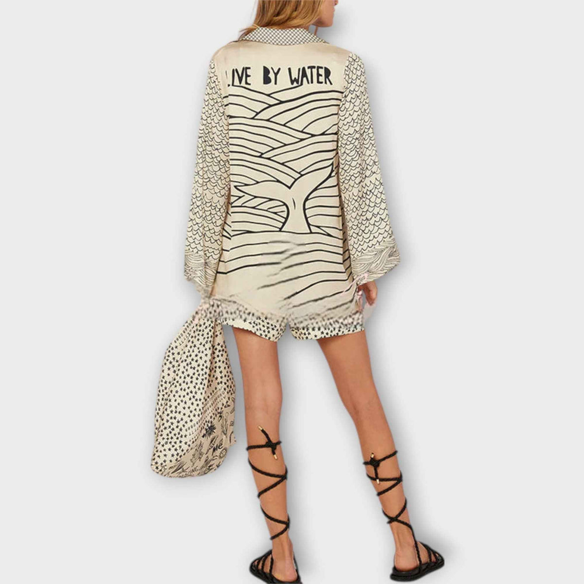 SIANDRA | FRINGED LONG-SLEEVE SWIMSUIT