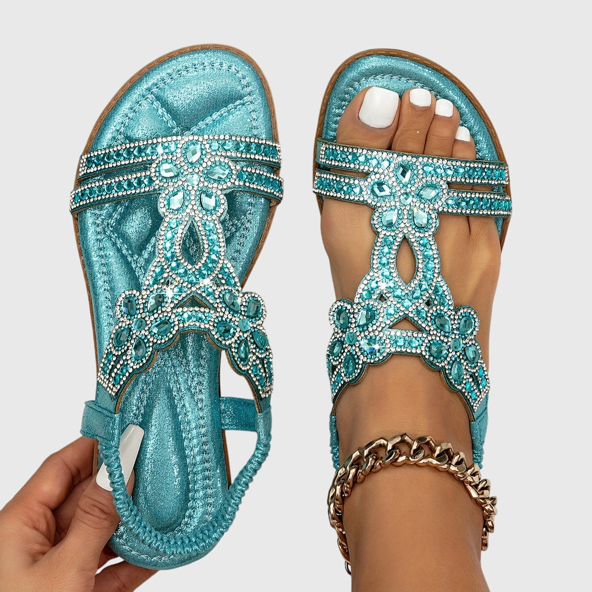 CADENCE | QUILTED CUSHIONED SANDALS