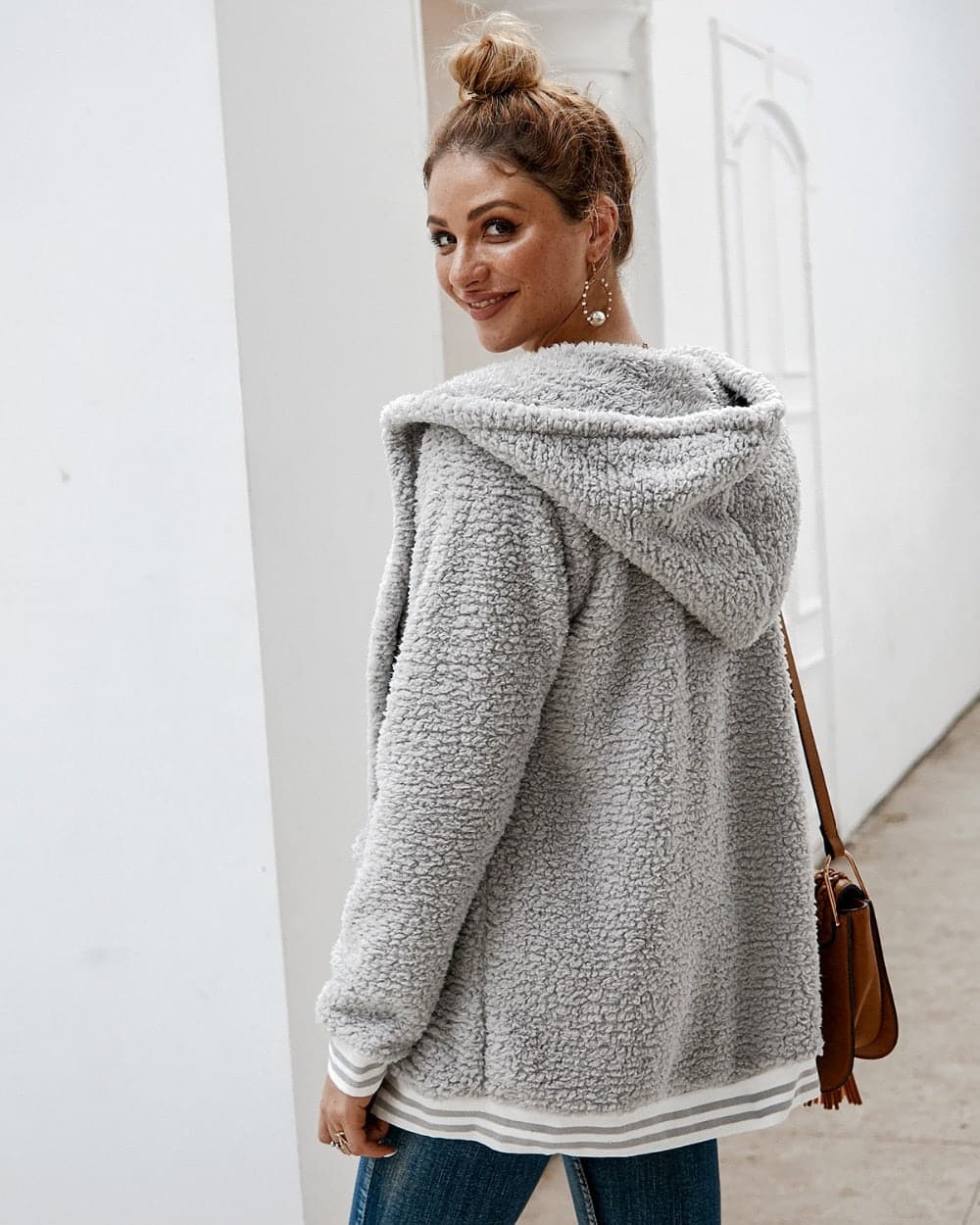 Mollie | Hooded Textured Jacket