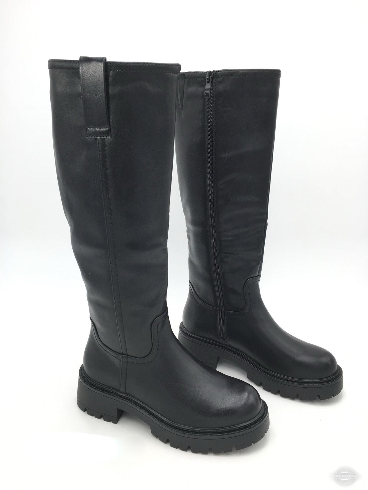 Lucrezia high chunky-sole boots in black