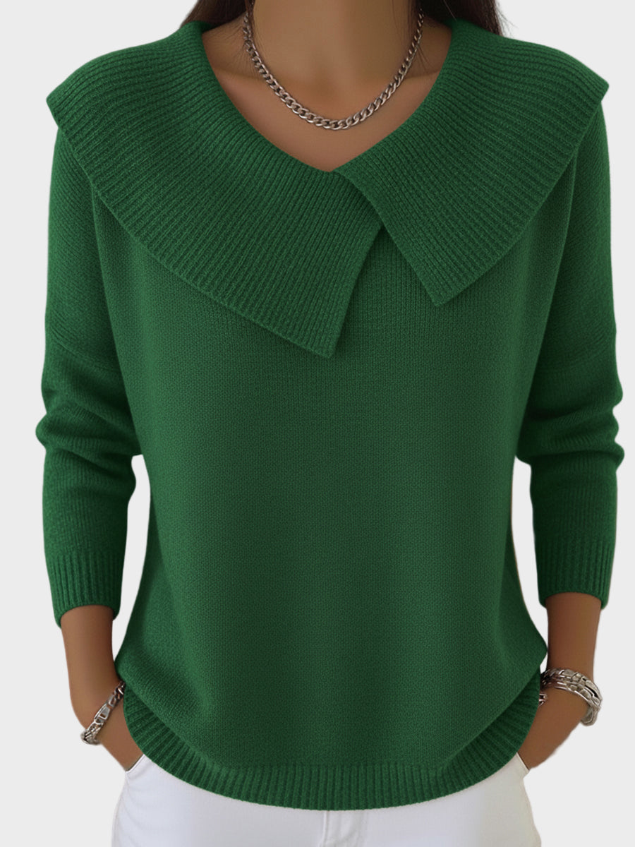 Lucia | Warm Jumper With Soft Collar