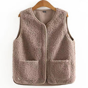 Sherita | Textured Patch-Pocket Gilet