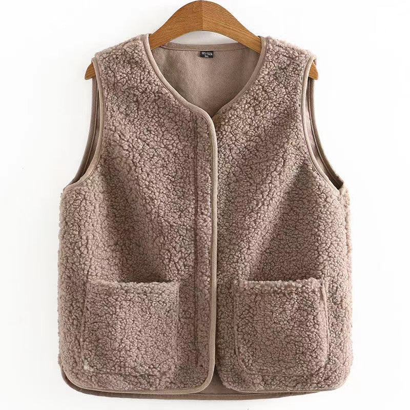 Sherita | Textured Patch-Pocket Gilet
