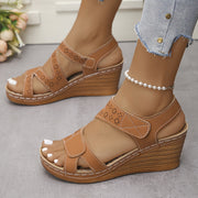 Ivah | Cut-Out Wedge Sandals