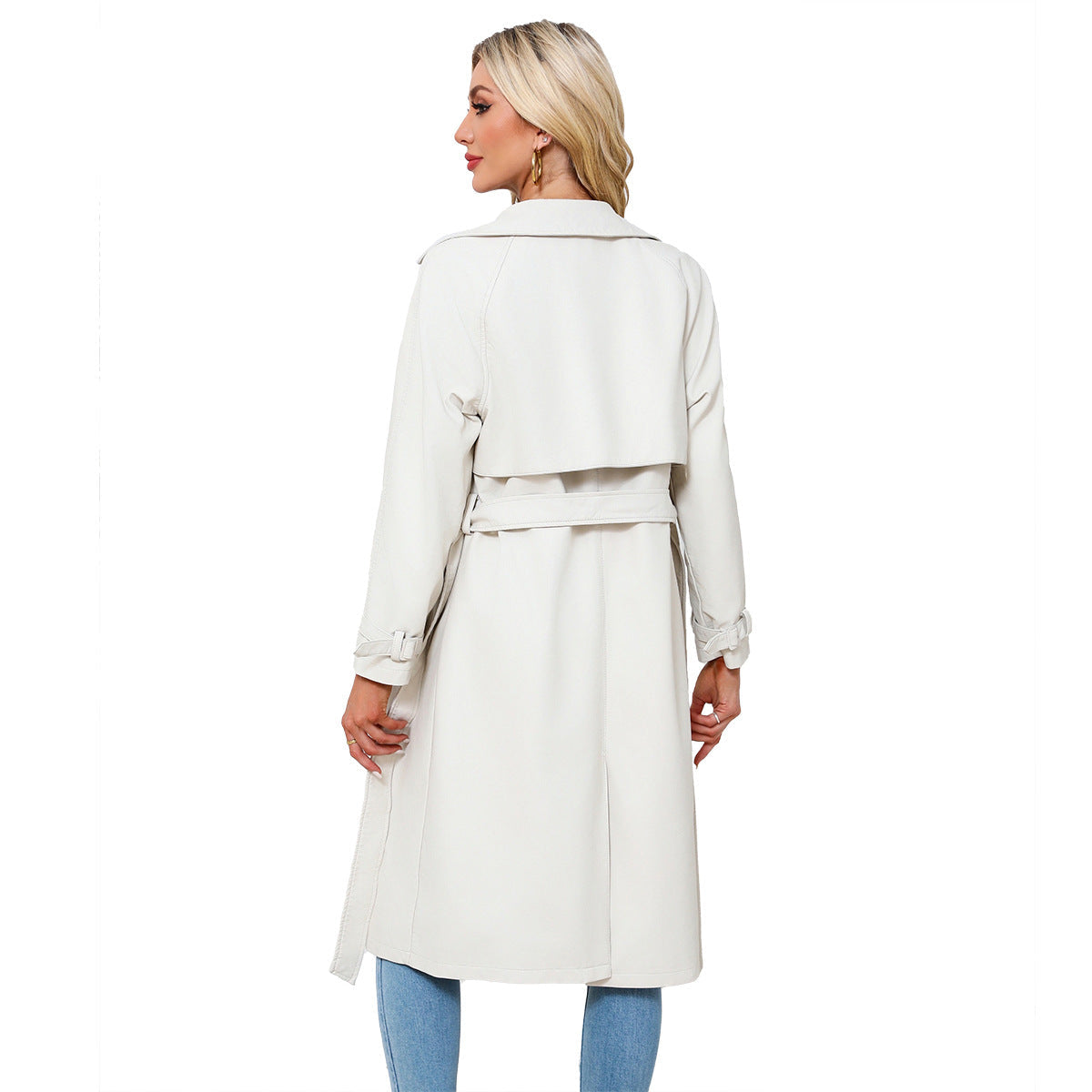 Abrianna | Belted Lapel Coat