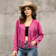 Tamica | Fringed Open-Front Jacket