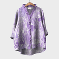 LARA | PRINTED LONG-SLEEVE BLOUSE