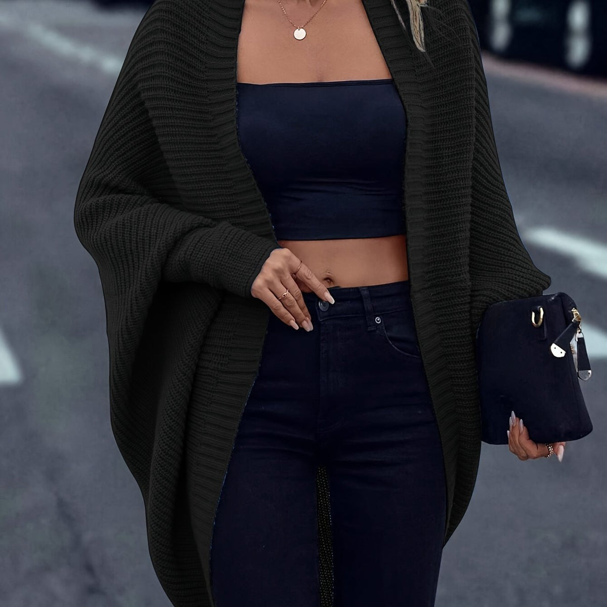 Phylicia | Ribbed Shawl-Collar Cardigan
