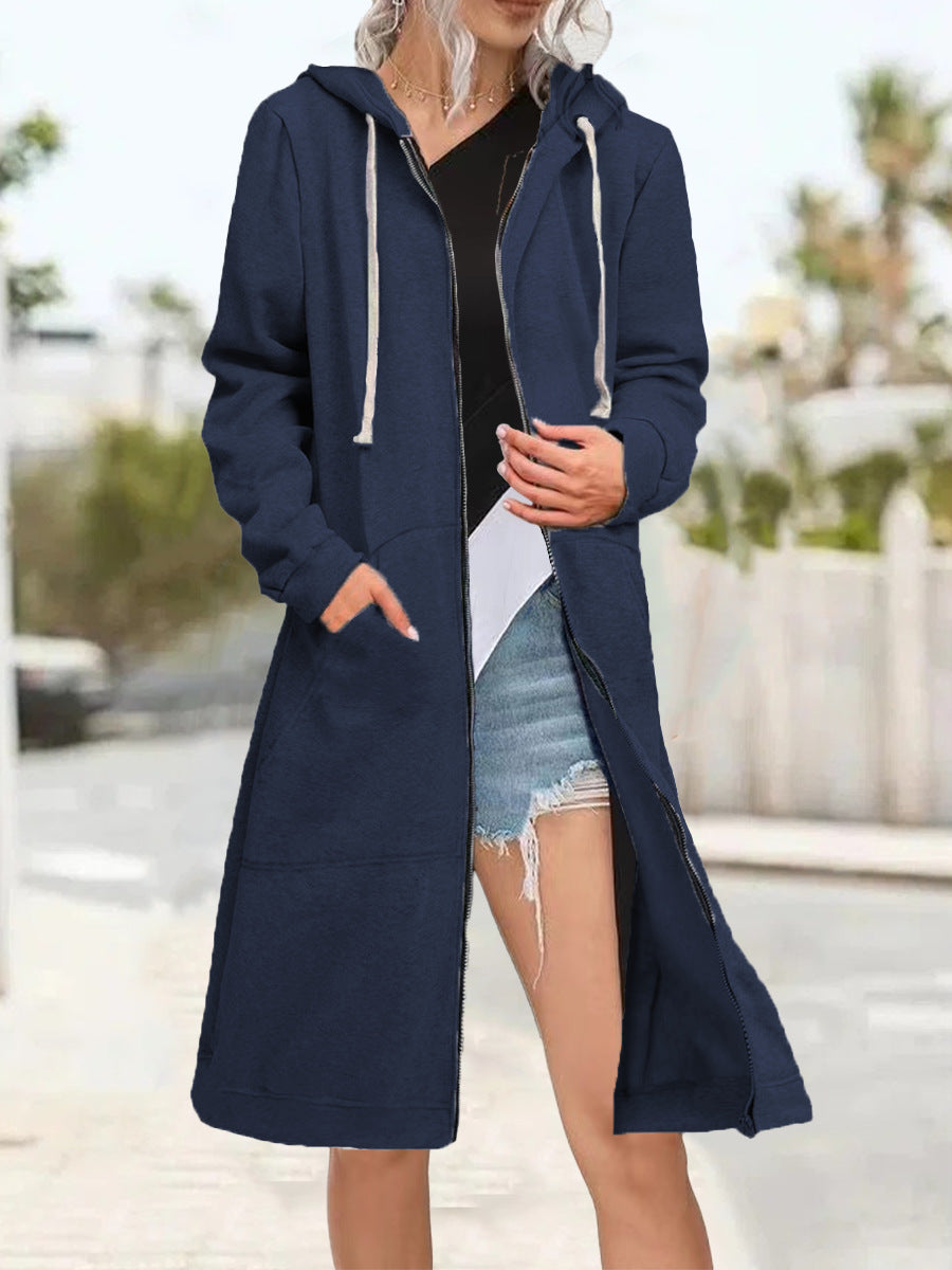 Maryalice | Hooded Long Zip Cardigan