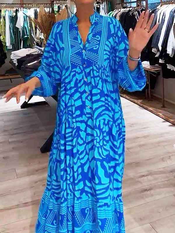 CARMILLA | PRINTED RELAXED-FIT DRESS