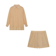 Elizabeth | Set Of Blouse And Light Shorts