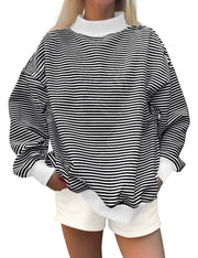 Latavia | Striped Sweatshirt