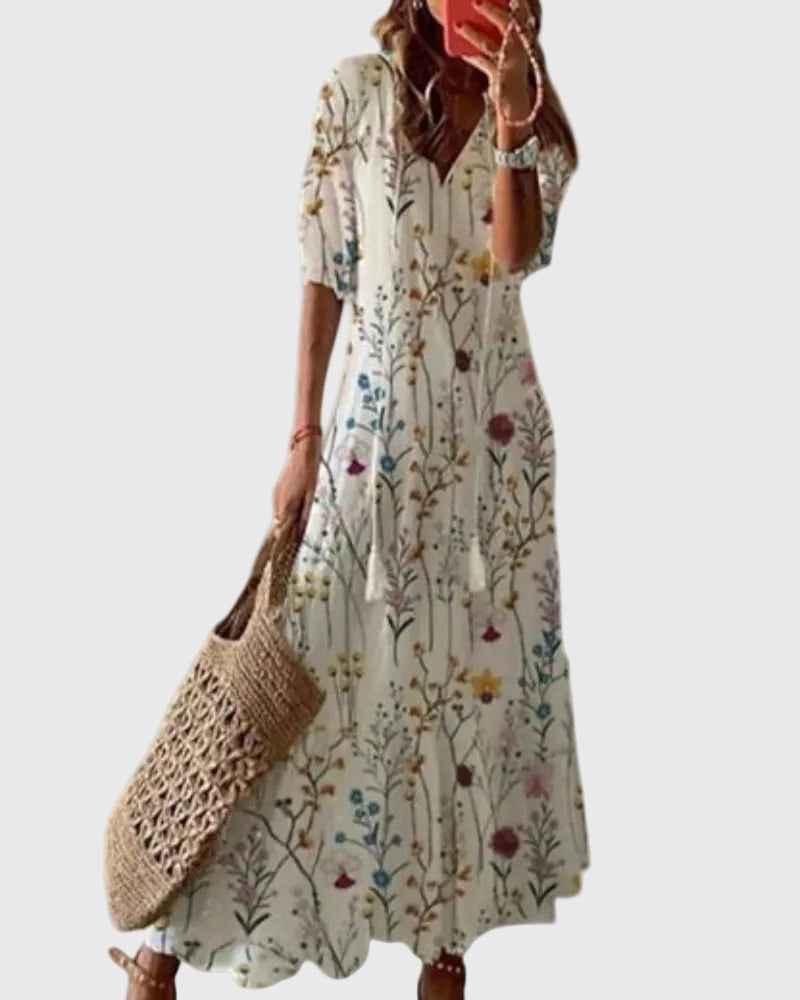 Amalia | Vintage Boho Maxi Dress