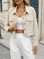 Odalys | Cropped Button Jacket
