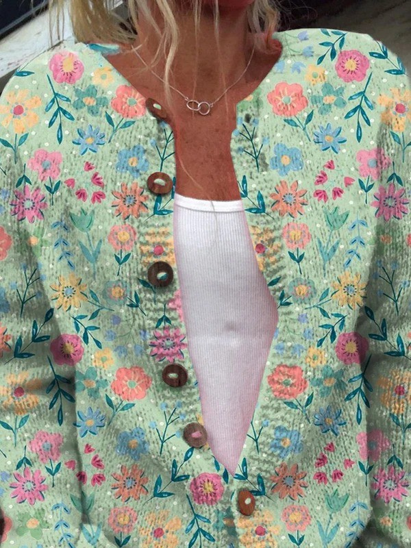ANGELA | VINTAGE FLORAL CARDIGAN