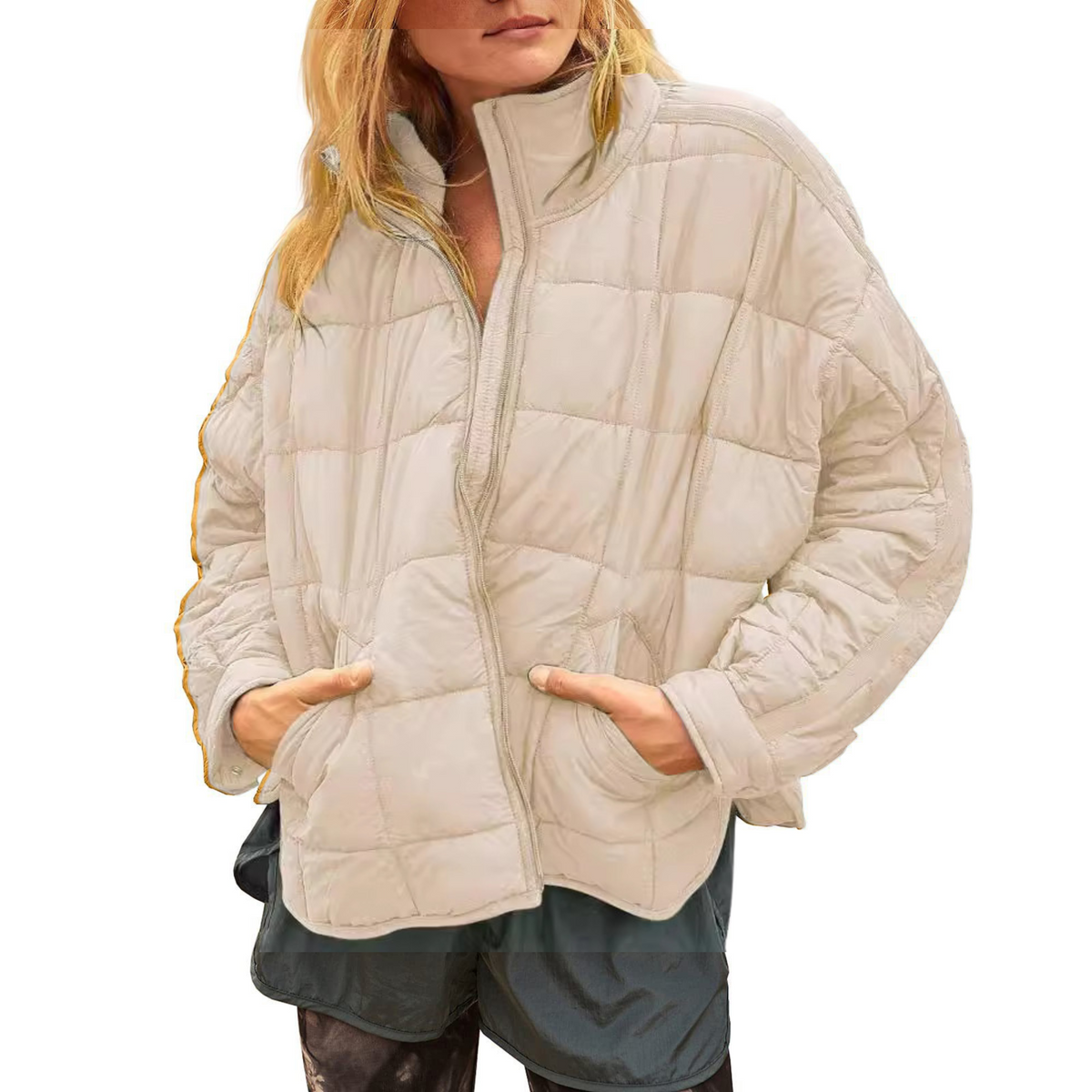 Dayanara | Drawstring Quilted Jacket
