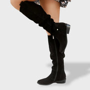 Valeria knee-high boots in Black