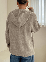 Santina | Hooded Zip Cardigan