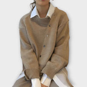 Cathy | Casual Beige Cardigan